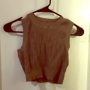 Ribbed Cotten Crop
